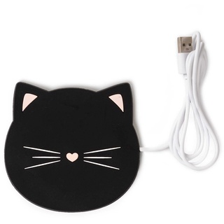 Legami - Usb Tassenwärmer, Warm It Up, 10x10 cm, Vinyl, Ideal Für Tassen und Gläser Mit Flachem Boden, USB Eingang, Thema Kitty