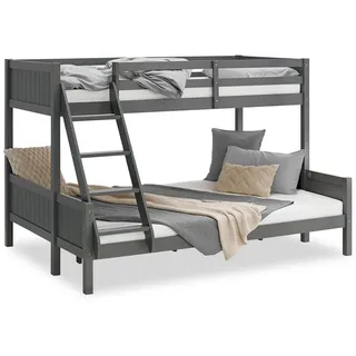 Homestyle4u Etagenbett 90x200 und 140x200 cm, Kinder- & Jugendzimmer, Kindermöbel, Kinderbetten, Etagenbetten
