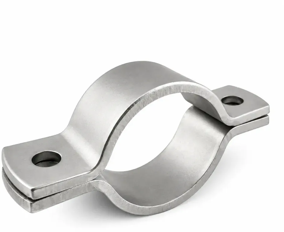 Zweiteilige Rohrschelle DIN 3567 Form A – Edelstahl V4A für höchste Ansprüche  / (Durchmesser (innen)) 133 mm