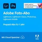 Adobe Creative Cloud Foto-Abo für 1 Jahr | Inkl. Cloudspeicher | Photoshop + Lightroom | Volumenlizenz | Win/MAC