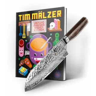 KAI Shun Premier Tim Mälzer TDM-W23, Santoku + Kochbuch
