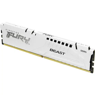 Kingston FURY Beast Weiß DDR5 CL36 DIMM Desktop Gaming Speicher Einzelnes Modul AMD EXPO