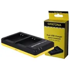 Dual Schnell-Ladegerät f. Olympus Li-90B Li90B TG-1 TG1 TG-6 TG6 inkl. Micro-USB Kabel