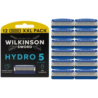 Wilkinson Sword Hydro 5 Skin Protection Regular Ersatzklingen, Feuchtigkeitsspendende Gel-Pools und umklappbarer Trimmer