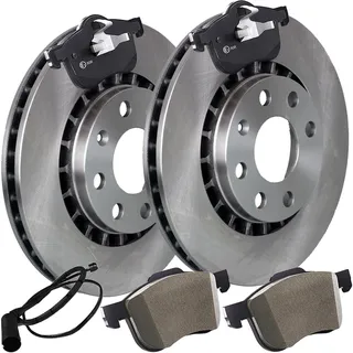 BandelOne enthält Bremsscheiben+Beläge+Wk vorne passend für 5 E60 E61 520d 520i 523i 525d