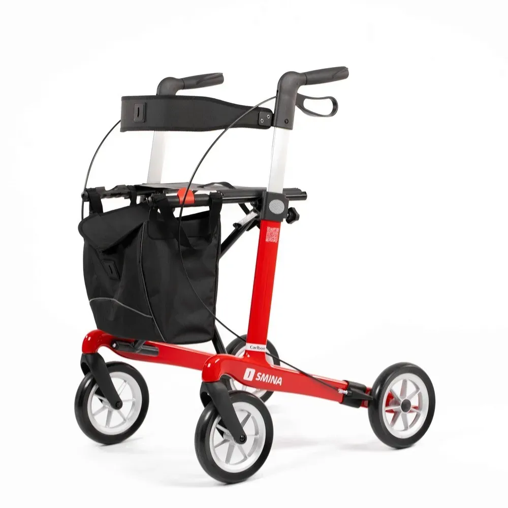 SMINA Carlbon Carbon Rollator Gr. L Racing Red