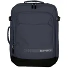 Freizeitrucksack TRAVELITE "KICK OFF Rucksack/Bordgepäck", Damen, Gr. B/H/T: 37cm x 50cm x 20cm, grau (anthrazit), Polyester, unifarben, Basic, Rucksäcke Freizeitrucksack, Reiserucksack Streetpack Kabinengepäck