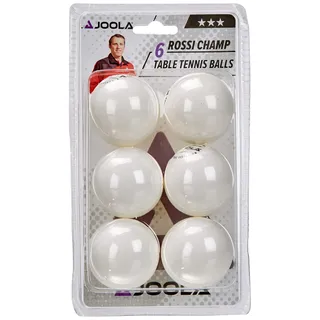 Joola 0 Rossi Champ 40+ Tischtennisbälle, Weiss, one Size