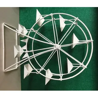 Dekop Miniatur Modell, Riesenrad, weiß Höhe 26cm (444444635096514)