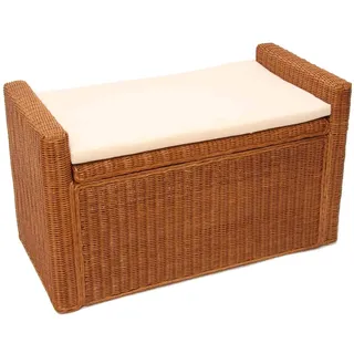 Mendler Sitzbank Aufbewahrungstruhe M92 Honigfarben 88 x 0 x 0 cm