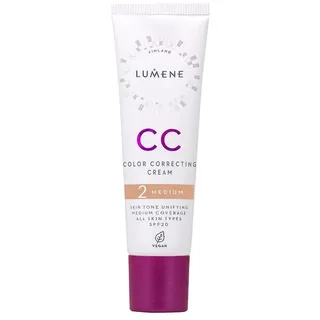 LUMENE CC Color Correcting Cream SPF20 Shade Deep Medium 30 ml