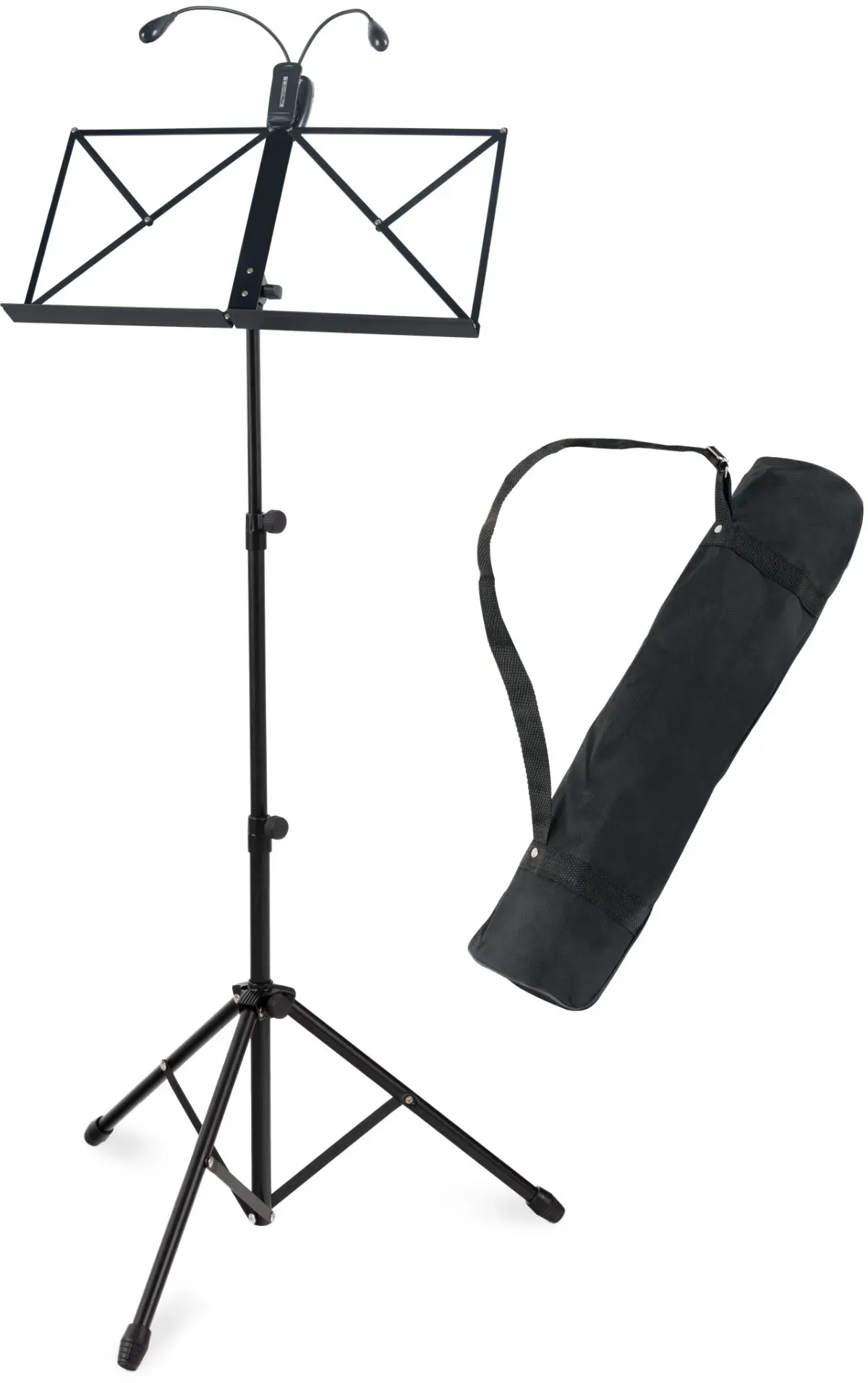 Kirstein Notenständer Set mit LED-Leuchte