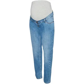 MAMA LICIOUS Mamalicious Umstands-Jeans Mom Fit Alberte Al Mb Jeans - Medium Blue Denim 28