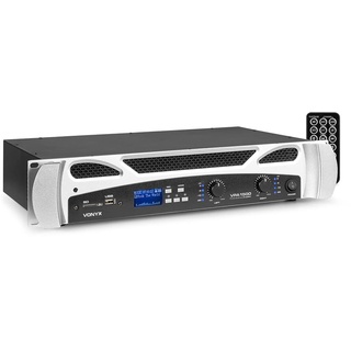 Vonyx VPA1500 PA-Verstärker 2x 750W Media Player mit BT