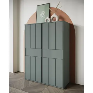 INOSIGN Highboard »VEDDEL«, Höhe ca.140 grün