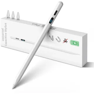MEKO Stylus Pen mit LED-Display, kapazitiver Stift mit magnetischer Aufbewahrung und Schnellladung, Eingabestifte kompatibel mit iPhone, Android, HarmonyOS und Switch Geräten