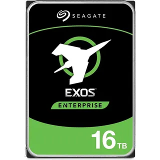 Seagate Exos X16 3.5Zoll 16TB SATA III Interne HDD 7200 RPM 256MB Cache ST16000NM001G