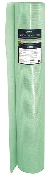 Bostik Nibolay Renofleece-Armierungsvlies 1mm Rolle 1m x 50m mintgrün