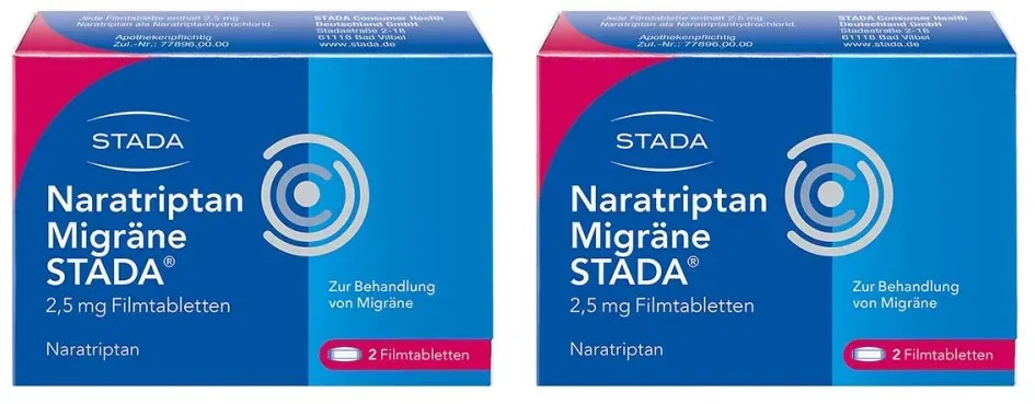 Naratriptan Migräne STADA 2,5mg