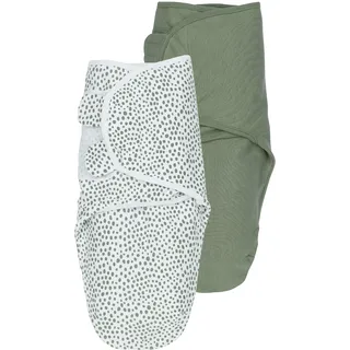 Meyco Baby Pucksack Cheetah Waldgrün 0-3 Monate