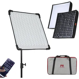 Falcon Eyes RX-24TDX III 150W Photography Waterproof LED Flex Light Bi-Color 3000K-5600K with RX-24SBHC III for Video Camera (RX-24TDX III +SBHC III) APP Control