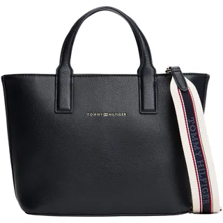 Tommy Hilfiger TH Logotape Shopper Tasche 31 cm blau