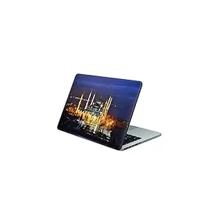 Skins4u Folie Sticker Skin Vinyl Aufkleber mit farbenfrohen Motiven für bis 13 Zoll 30.5x25.4cm Laptop Skin Decal Cover Istanbul-bei-Nacht