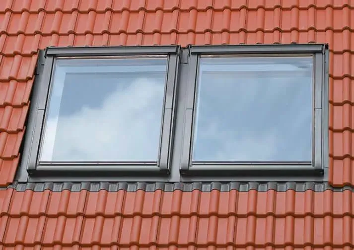 VELUX Standard Kombi-Eindeckrahmen Schiefer Schichtstück  EKL MK08 2021M Alu einbrennlackiert, grau 10-16 cm