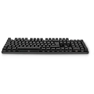 Nedis GKBDM110BKND Tastatur Gaming Keyboard - USB Type-A - Mechanische Tasten - LED - QWERTY - ND-Layout - Stromversorgung über USB - Netzkabellänge: 1.50 m - Gaming