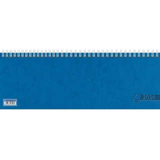 Glocken Querkalender 1 Woche / 2 Seiten, blau Kalendarium 2026