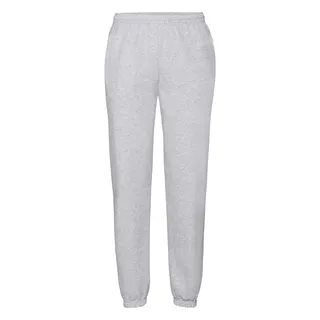 Fruit of the Loom Classic Elasticated Cuff Jog Pants Herren Jogginghose in versch. Farben und Größen, graumeliert, L