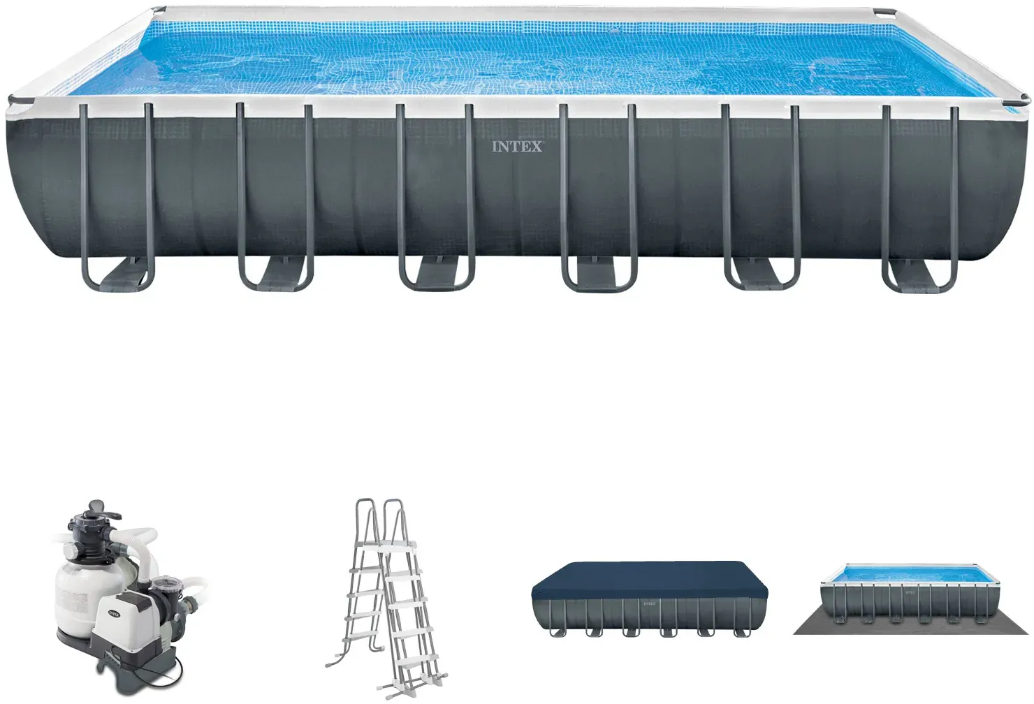Intex Swimming Pool 732x366x132 Frame Pool Set 26364
