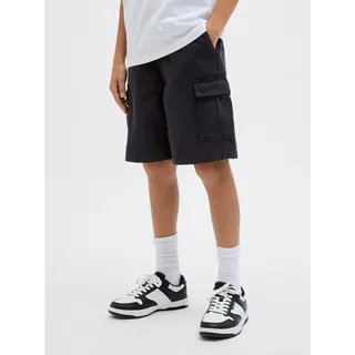 Jack & Jones Junior Cargoshorts »JPSTKARL JJAVERY CARGO SHORTS JNR«, schwarz