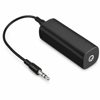 Medrialife Ground Loop Isolator Entstörfilter Klinke Entstörfilter Autoradio mit 3,5 mm Audiokabel für Roadtrips Open Air Konzerte oder Heimbüroversammlungen