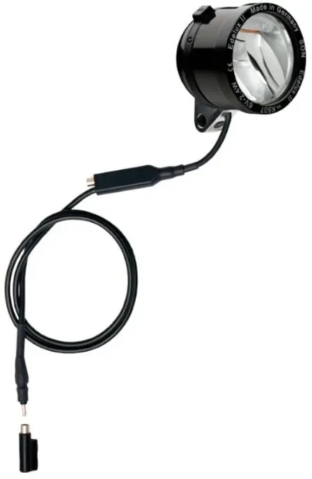 SON Dynamo LED Scheinwerfer Edelux II mit Koax-Abzweigdose | 60 cm Kab