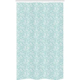 ABAKUHAUS Duschvorhang 120 x 180 cm türkis