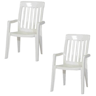 65 x 59 x 92 cm weiß 2er Set