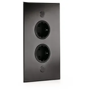 THEBO Thebo, Steckdose, 17588/200/2 Energie-Ecksäule ST 3007/200/2 schwarz, 240 V, 200mm