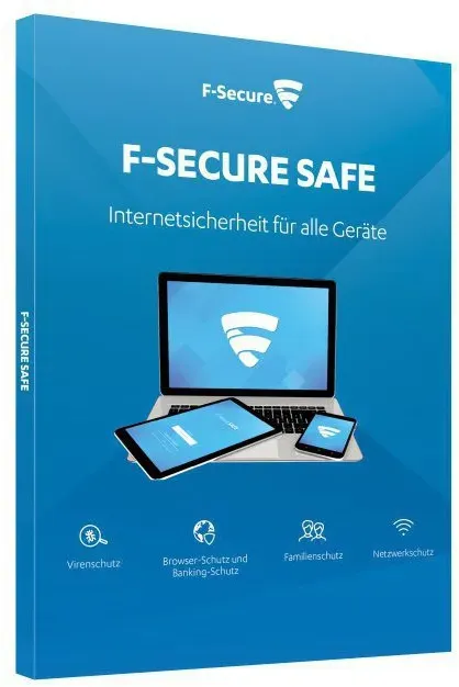 F-Secure Safe 2026, 1/3/5/10 Geräte, 1 oder 2 Jahre, Download