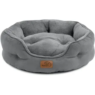 Bedsure Katzenbett waschbar Katzen Bettchen - 51x48x15cm Katzen Bett mit zweiseitig Innenkissen Katzenschlafplatz für Katzen oder kleine Hunde,