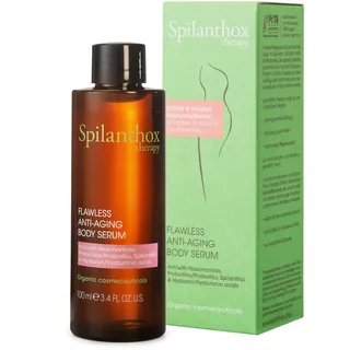 Spilanthox therapy - Flawless Anti-Aging Body Serum - Niacinamide & Hyaluron reduzieren Unebenheiten & pflegen die Haut mit Feuchtigkeit - Körperpflege mit Spilanthol - vegane Naturkosmetik - 100ml