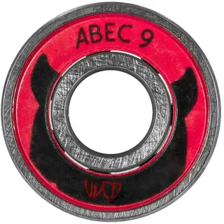 wicked hardware Abec 9 Lager 12 Einheiten - Black / Red - One Size