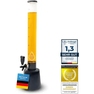 Bierzapfanlage & Biersäule 3,5L – Premium Getränkespender & Bierturm für Partys – Getränkesäule, Zapfsäule & Trinksäule – Das perfekte Bier Gadget & Aperol Spender