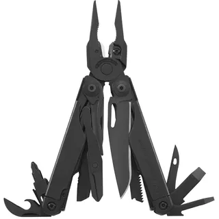 Multi-Tool – Hochwertiges Multifunktionswerkzeug mit 21 praktischen Tools – Ideal für den Outdoor- und Camping-Bereich – Schwarz