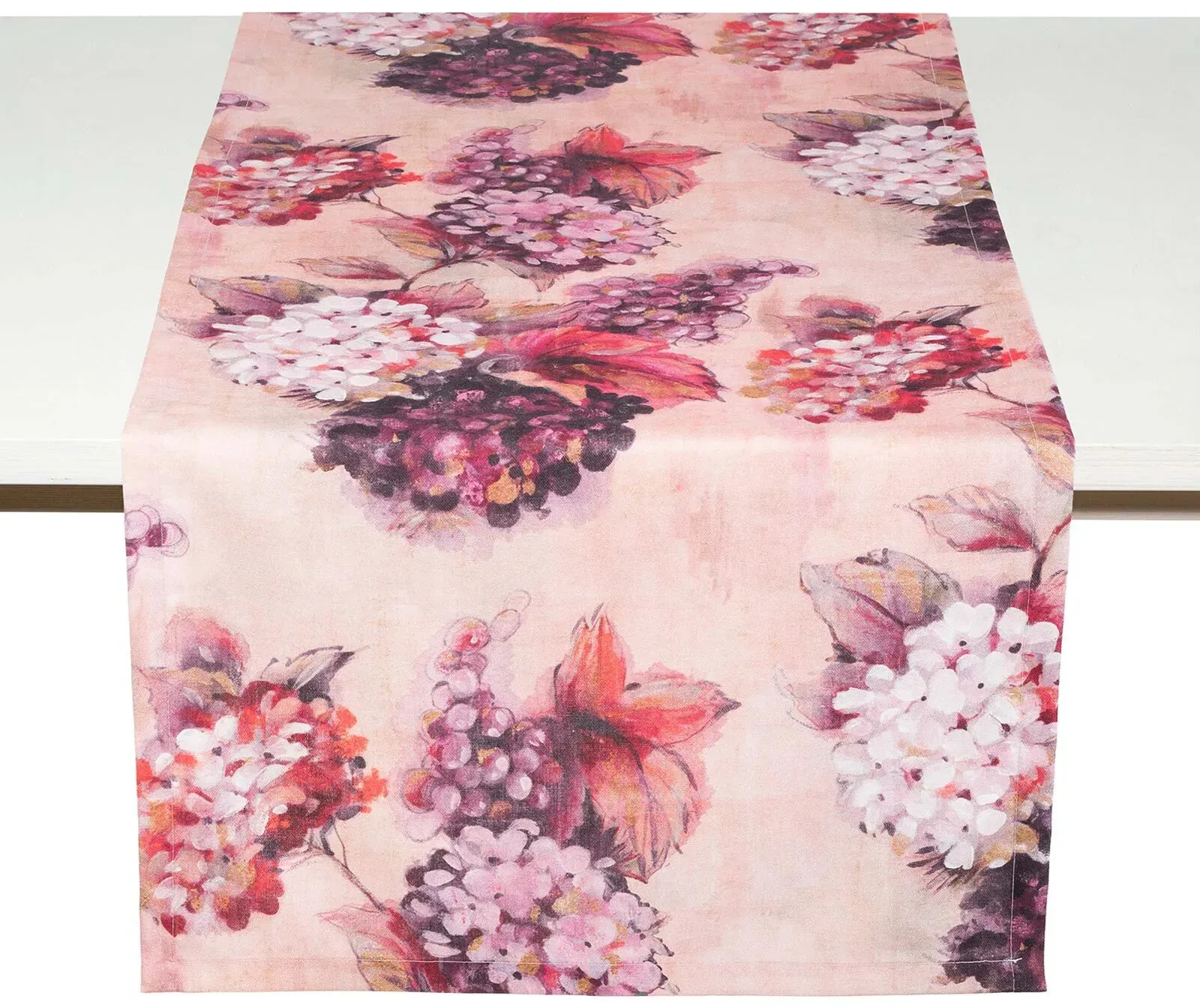 Pichler Tischwäsche Allure rouge Tischläufer 50x150 cm - rot;lila