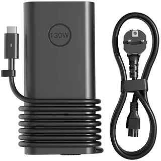 HSXIRQA 130W USB C Laptop Ladekabel für Dell Pro Max 14 16 XPS 17 16 15 9730 9710 9640 9575 Inspiron 16 14 Plus 7640 7630 7630 Precision 5470 5560 5760 5770 3570 3561 3571 Latitude 7640 5531 Netzteil