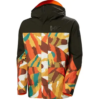 HELLY HANSEN Ullr D Shell Graphic Jacke - Iron Oxide - XL