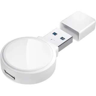 Flintronic Ladegerät für Apple Watch, Tragbares Ladekabel für Apple Watch, Tragbares USB-A & USB-C Kabelloses Ladegerät, Magnetisches Reiseladegerät für Apple Watch Serie 10/9/8/Ultra/7/SE/6/5/4/3/2/1