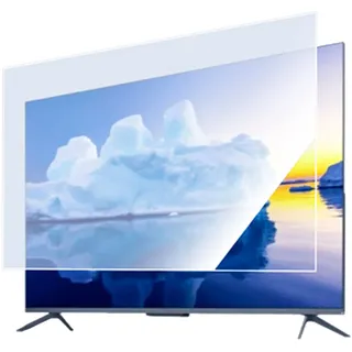 55-75 Zoll Anti-Glare TV Displayschutz, Filtert Blaues Licht, UV Schutz, Kratzfest, Entlastet Die Augen, Neue Verbesserte Mattierte Oberfläche, Für Sony, Samsung, Tcl, Sharp Usw / 75in1682x966mm
