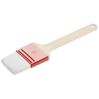 thermohauser Pinsel mit weißen Polyesterborsten, Pinselbreite 5 cm, Borstenlänge circa 4 cm